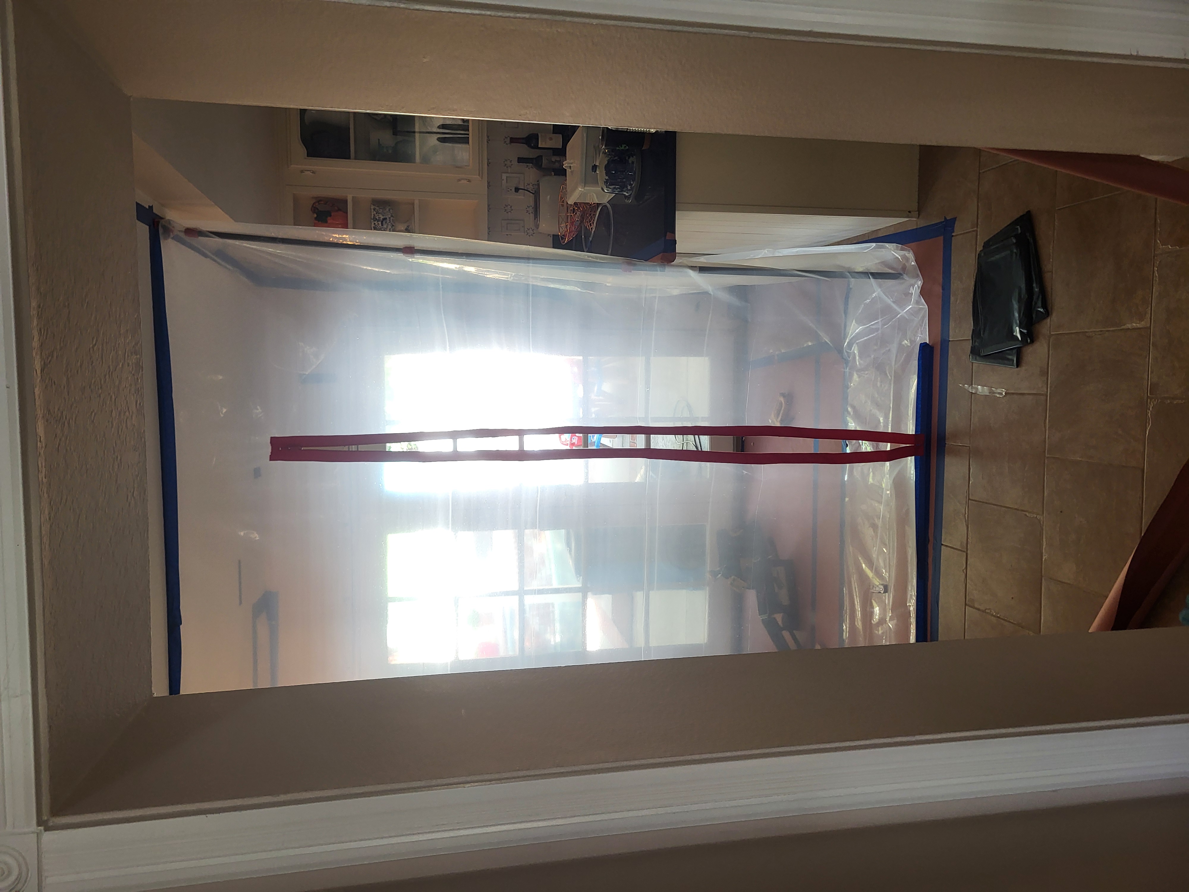 Mold Damage restoration work